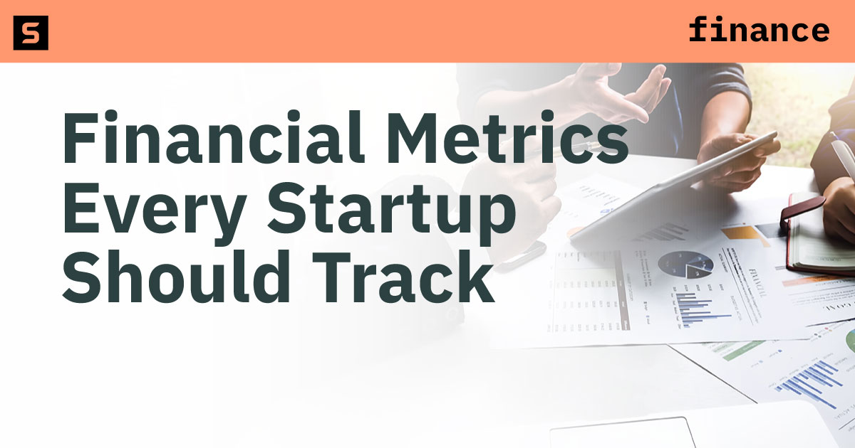 People at a startup company looking at financial metrics in order to track them.