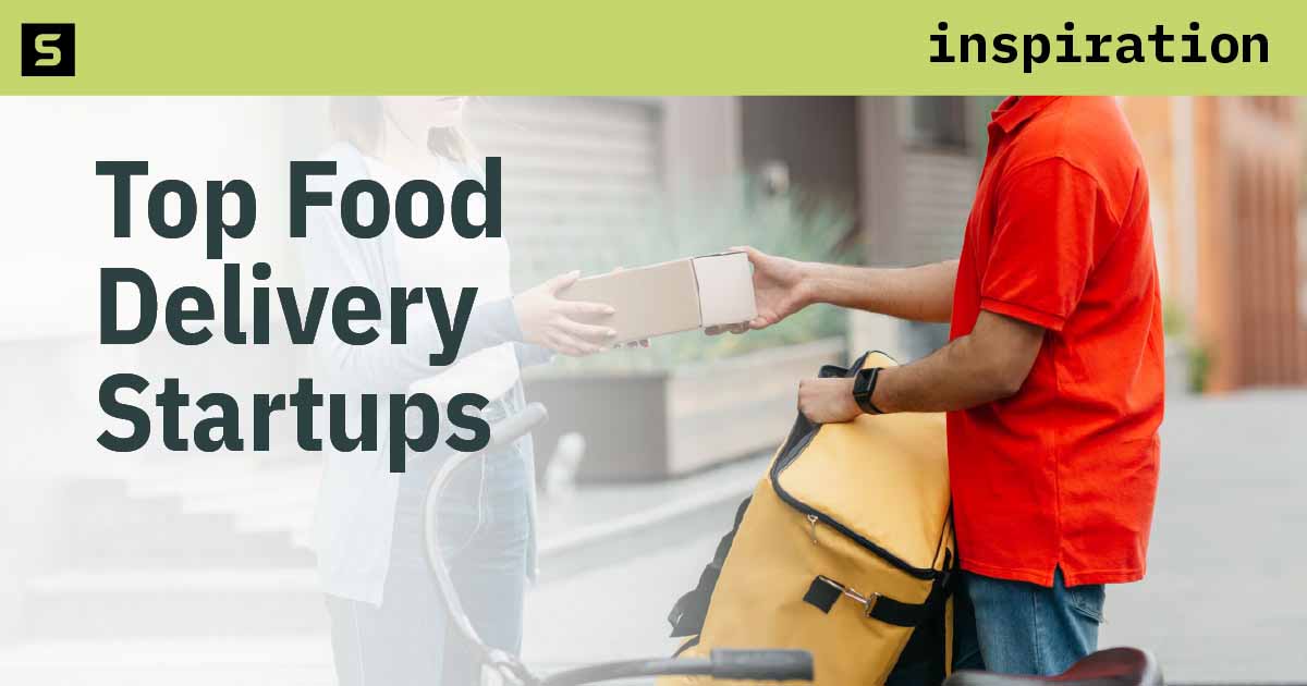 Woman opening package from food delivery service.