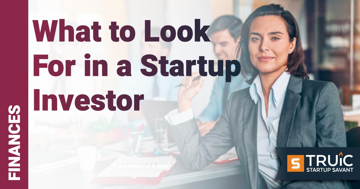 People in a meeting with a startup investor.