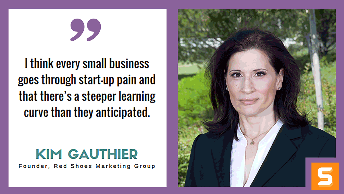 picture of Kim Gauthier with quote