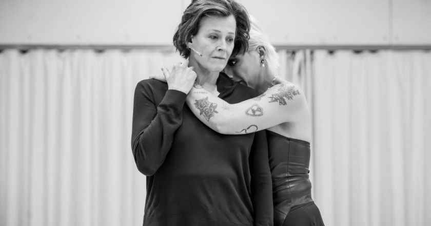 First images have been released during rehearsals for The Tempest.