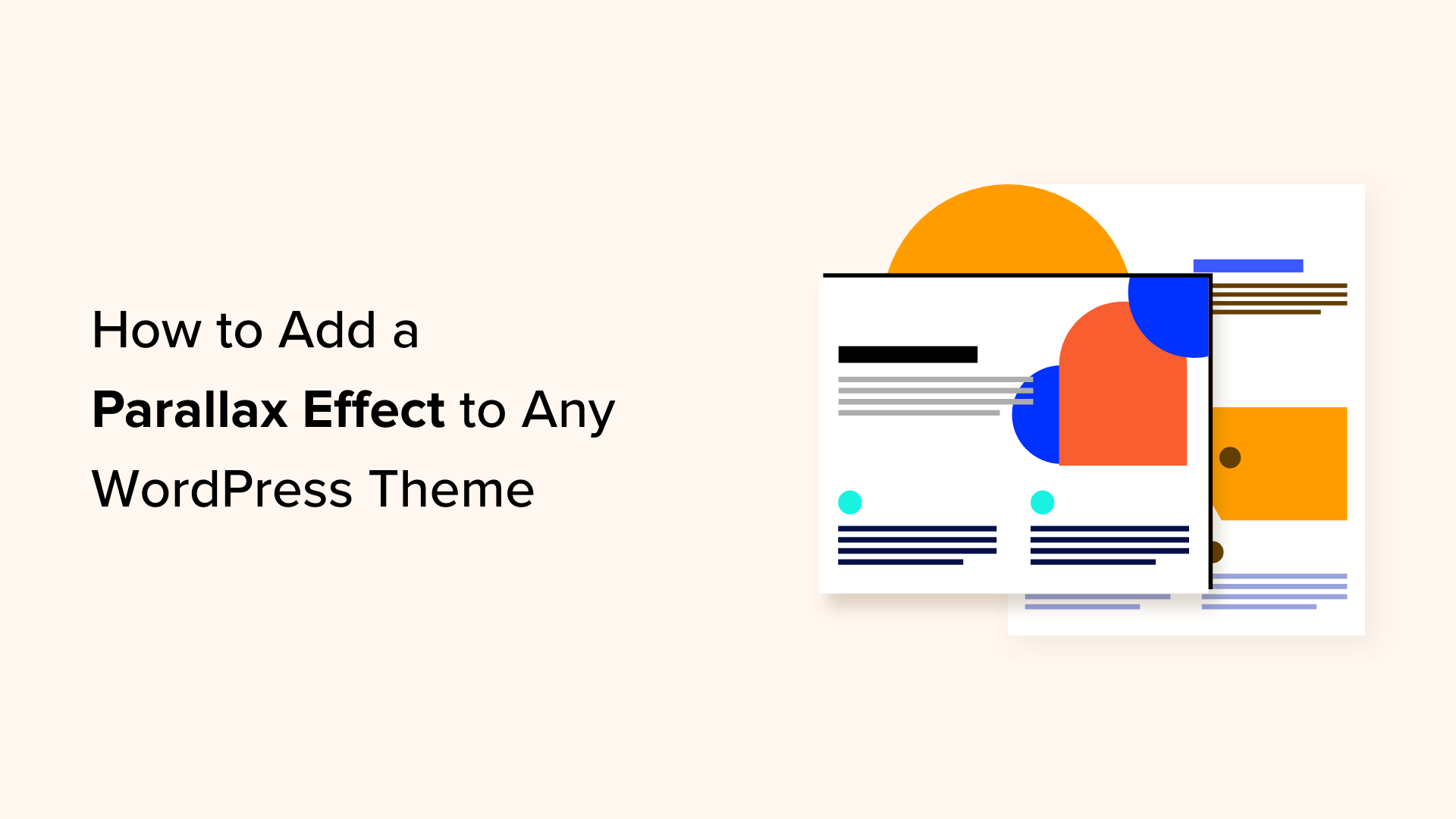 How to Add a Parallax Effect to Any WordPress Theme
